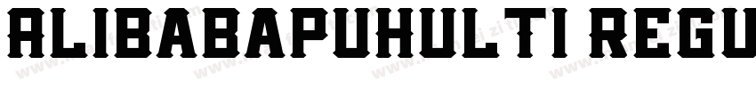 AlibabapuHulTi Regul字体转换